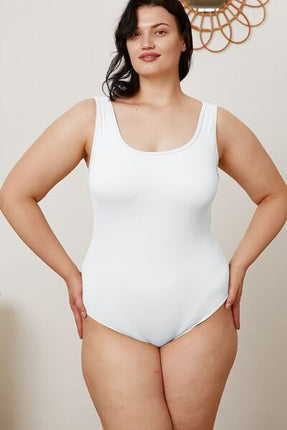 Basic Bae Full Size Square Neck Sleeveless Bodysuit - Vickie Lynn's
