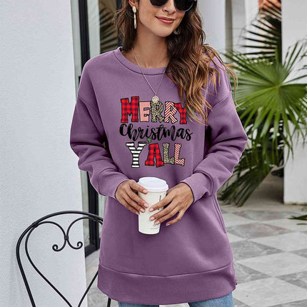 MERRY CHRISTMAS Y'ALL Graphic Sweatshirt