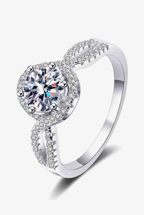 Feel The Joy 925 Sterling Silver Moissanite Ring