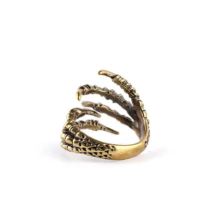 Mens Personality Eagle Claw Ring