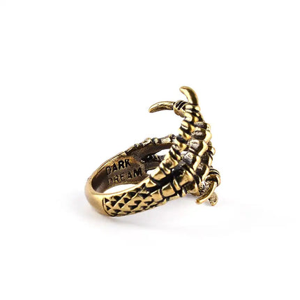 Mens Personality Eagle Claw Ring