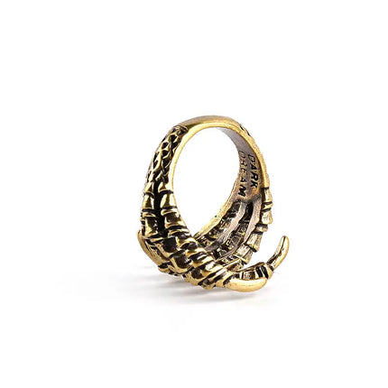 Mens Personality Eagle Claw Ring