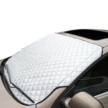 Size: 100x147C - Car snow block front windshield antifreeze cover winter front gear snowboard windshield snow cover frost guard