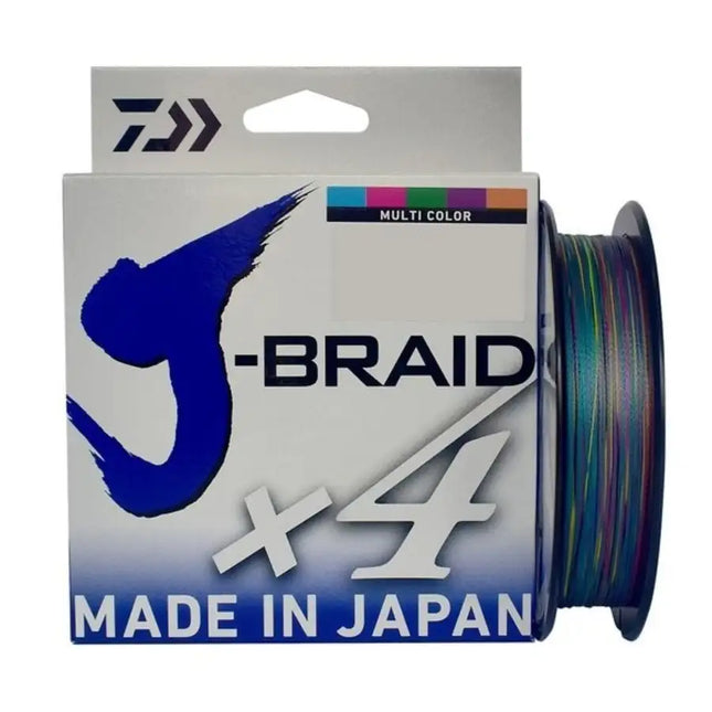 Carrete de relleno Daiwa J-Braid X4 65 lb multicolor 300 yardas