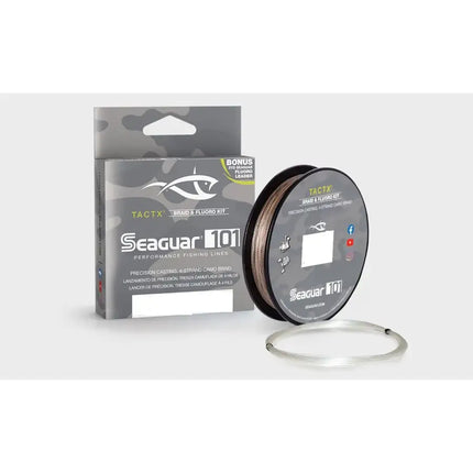 Seaguar 101 TactX 65TCX300 Trenza con líder fluorado 300 yardas