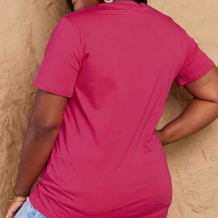 Simply Love Full Size MOM LIFE Graphic Cotton T-Shirt