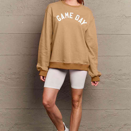 Simply Love Full Size GAME DAY Graphic Sweatshirt