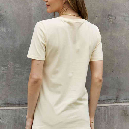 Simply Love Simply Love Full Size Flower Graphic Cotton Tee