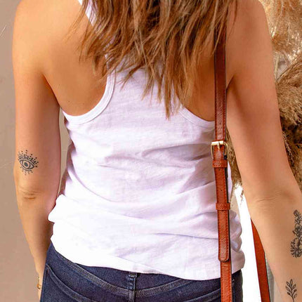 US Flag Graphic Scoop Neck Tank