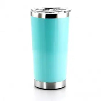 Mr. Coffee Quinlan 20 Ounce Stainless Steel Thermal Tumbler in Teal