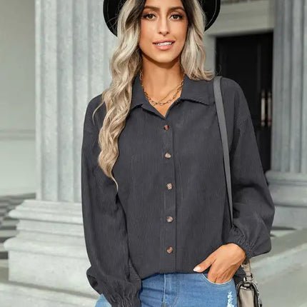 Abrigo fino de color liso a la moda para mujer 