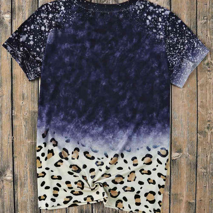 Printed MAMA Graphic Round Neck Tee