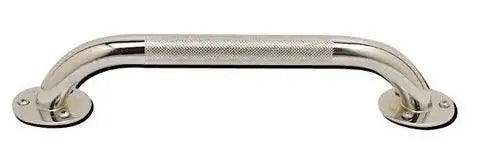 Grab Bar- Knurled Chrome 18in