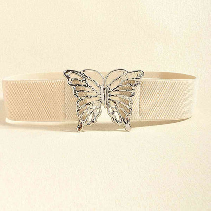 Butterfly Alloy Buckle Elastic Belt - Vickie Lynn's