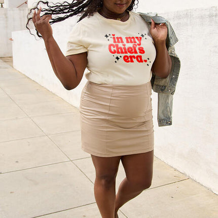 Simply Love Full Size IN MY CHIEFS ERA Short Sleeve T-Shirt