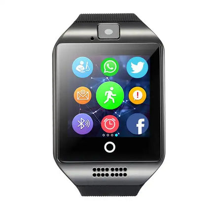 Color: Negro - Reloj inteligente con cámara Bluetooth