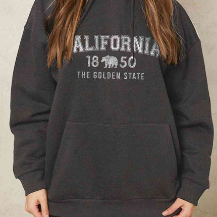 Simply Love Simply Love Full Size CALIFORNIA 1850 THE GOLDEN STATE Graphic Hoodie