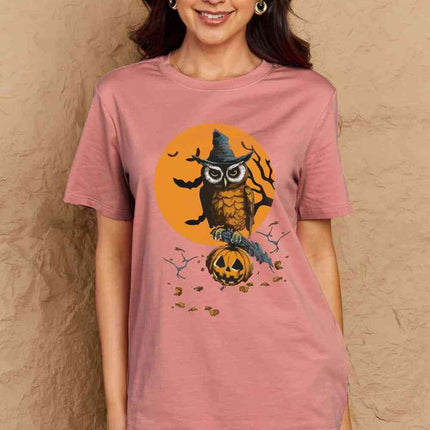Simply Love Full Size Holloween Theme Graphic Cotton T-Shirt