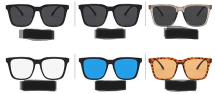 New! Mens Square Simple Sunglasses