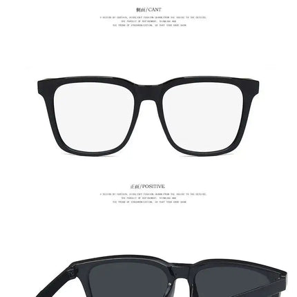 New! Mens Square Simple Sunglasses
