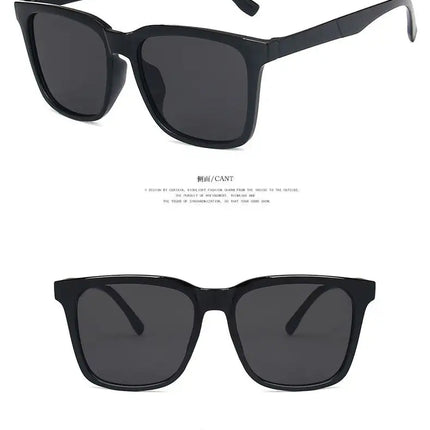New! Mens Square Simple Sunglasses