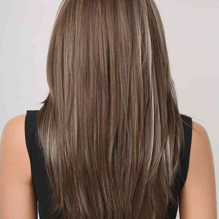 13*1" Full-Machine Wigs Synthetic Long Straight 22"