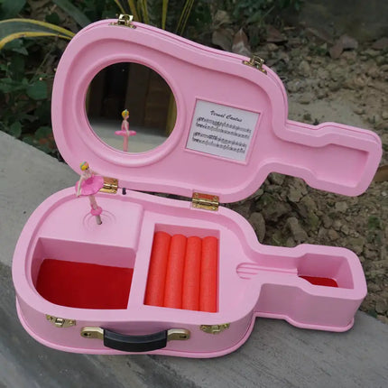 Color: Violín rosa - Caja de música de ballet giratoria