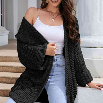 Open Front Longline Cardigan