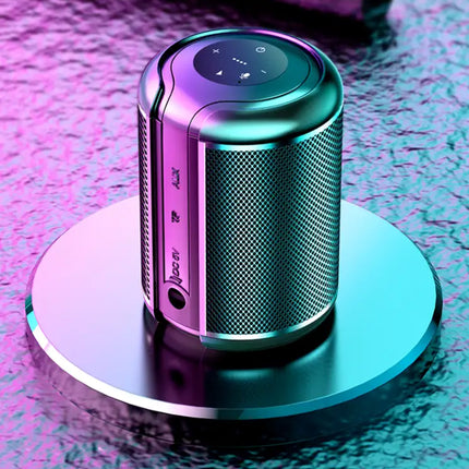 Color: Disco U enchufable rojo - Altavoz Bluetooth Altavoz pequeño Súper subwoofer