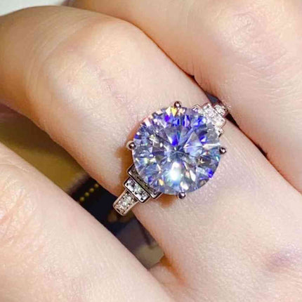 5 Carat Moissanite 925 Sterling Silver Ring