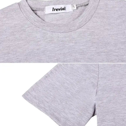 Boy's' Round Neck Cartoon Pattern Short Sleeve Shorts Cotton Pajamas Set