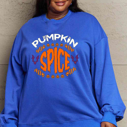 Simply Love Full Size PUMPKIN SPICE Graphic Sweatshirt