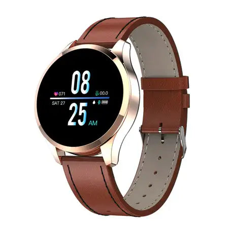 Color: Belt gold - Round screen smart watch