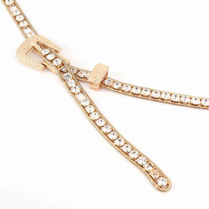 Rhinestone Metal Belt