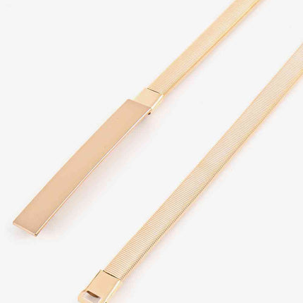 Elastic Iron Skinny Belt