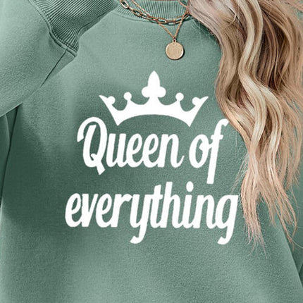 QUEEN OF EVERYTHING Round Neck Sweatshirt