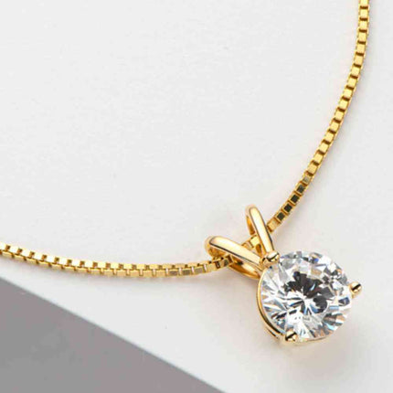 Adored Show Off 1 Carat Moissanite Pendant Necklace