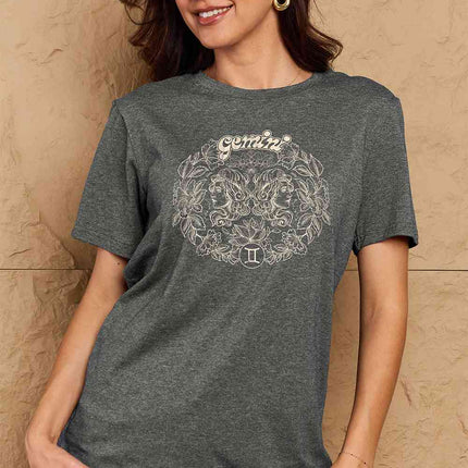 Simply Love Full Size GEMINI Graphic T-Shirt