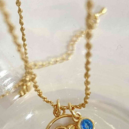 Flower Shell Pendant Copper Necklace