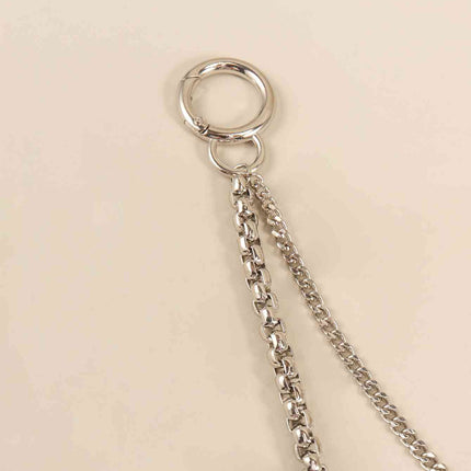 Double-Layered Metal Chain Belt