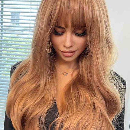 Natural Wave Full Machine Synthetic Wigs 26"