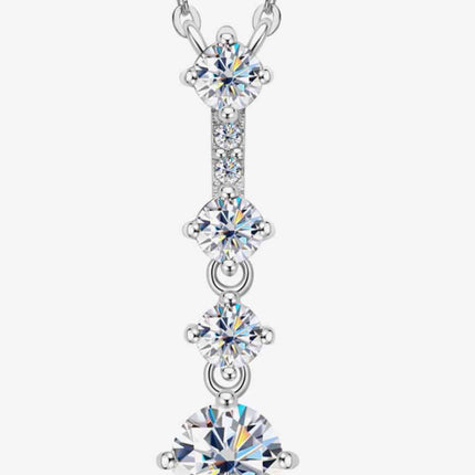 Adored Keep You There Multi-Moissanite Pendant Necklace