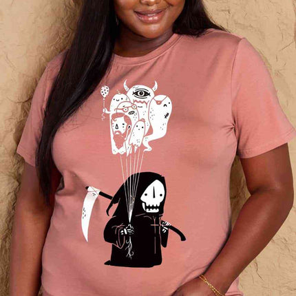 Simply Love Full Size Death Graphic T-Shirt