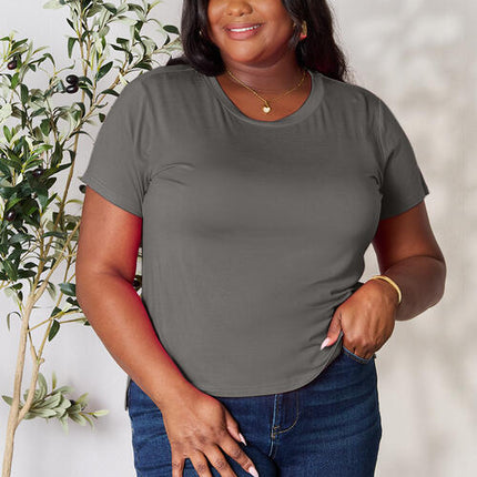 Basic Bae Full Size Round Neck Short Sleeve T-Shirt - Vickie Lynn's