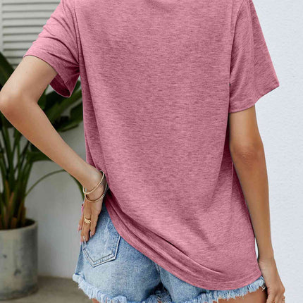 Letter Graphic Short Sleeve T-Shirt