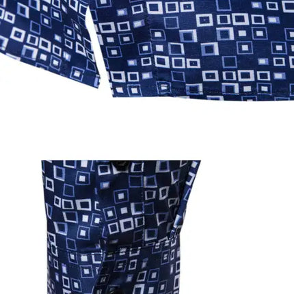 Men's Fashion Plaid Long Sleeve Shirt