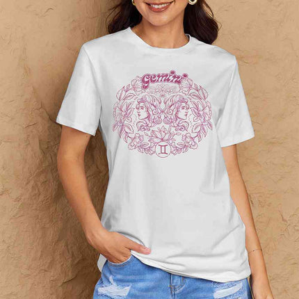 Simply Love Full Size GEMINI Graphic T-Shirt