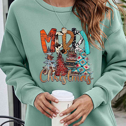 MERRY CHRISTMAS Graphic Sweatshirt