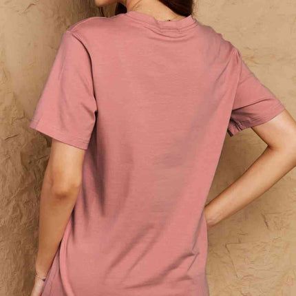 Simply Love Full Size MOM LIFE Graphic Cotton T-Shirt