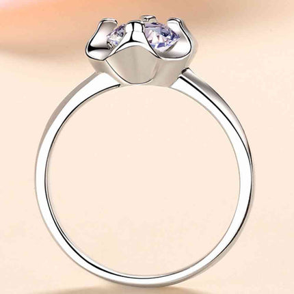 Life Is So Good Moissanite Ring